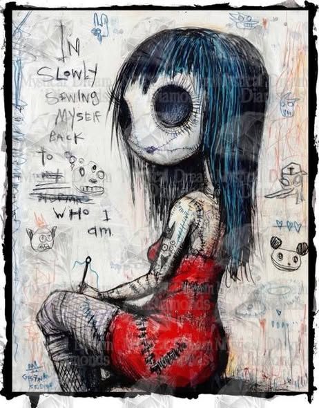 Slowly Sewing Myself Back To Who I Am By Gus Fink