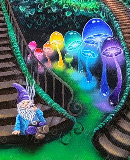 Smoke Break by Becca Tindol (Hand Rendered)