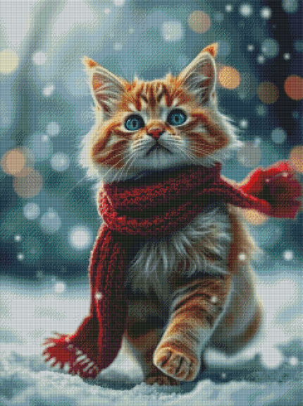 Snowfall's Gentle Heartbeat by Rowan Lewgalon Ai Art