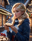 Snowy Sweetness by Rowan Lewgalon Ai Art