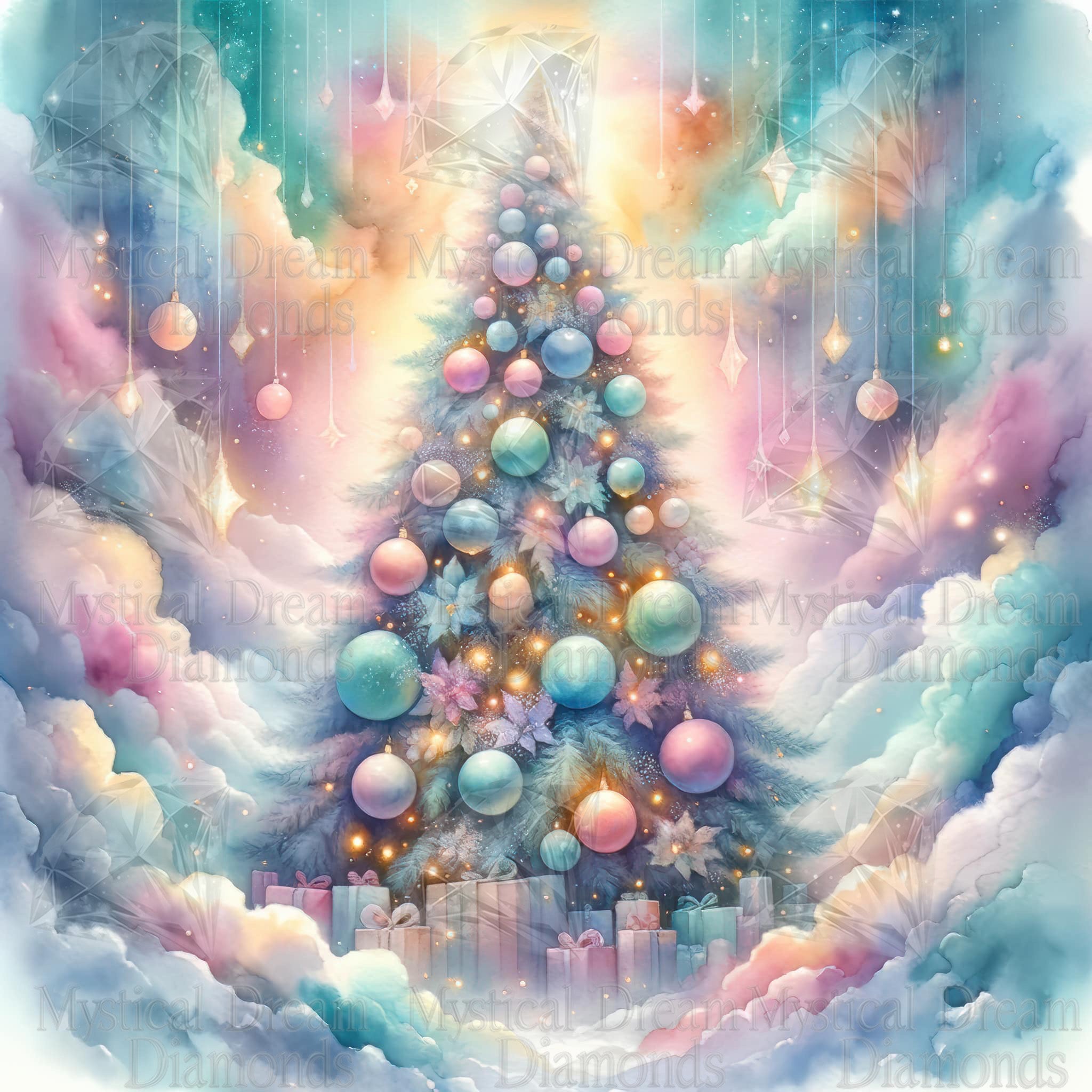 The Soft Glow of Christmas by Cocomarshmallow Art