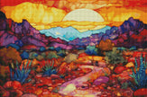 Southwest Stained Glass by Ryan James