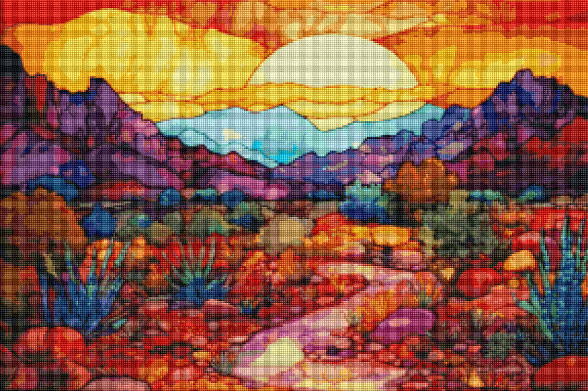 Southwest Stained Glass by Ryan James