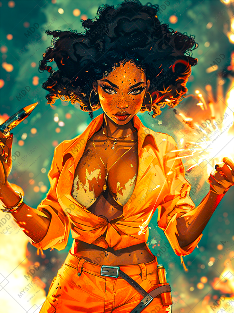 Sparkplug by CydVenom diamond painting kit
