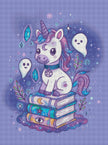 Spellbook Unicorn by Galaxy Rain