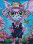Springtime Sophisticat by Mariella Rinaldi