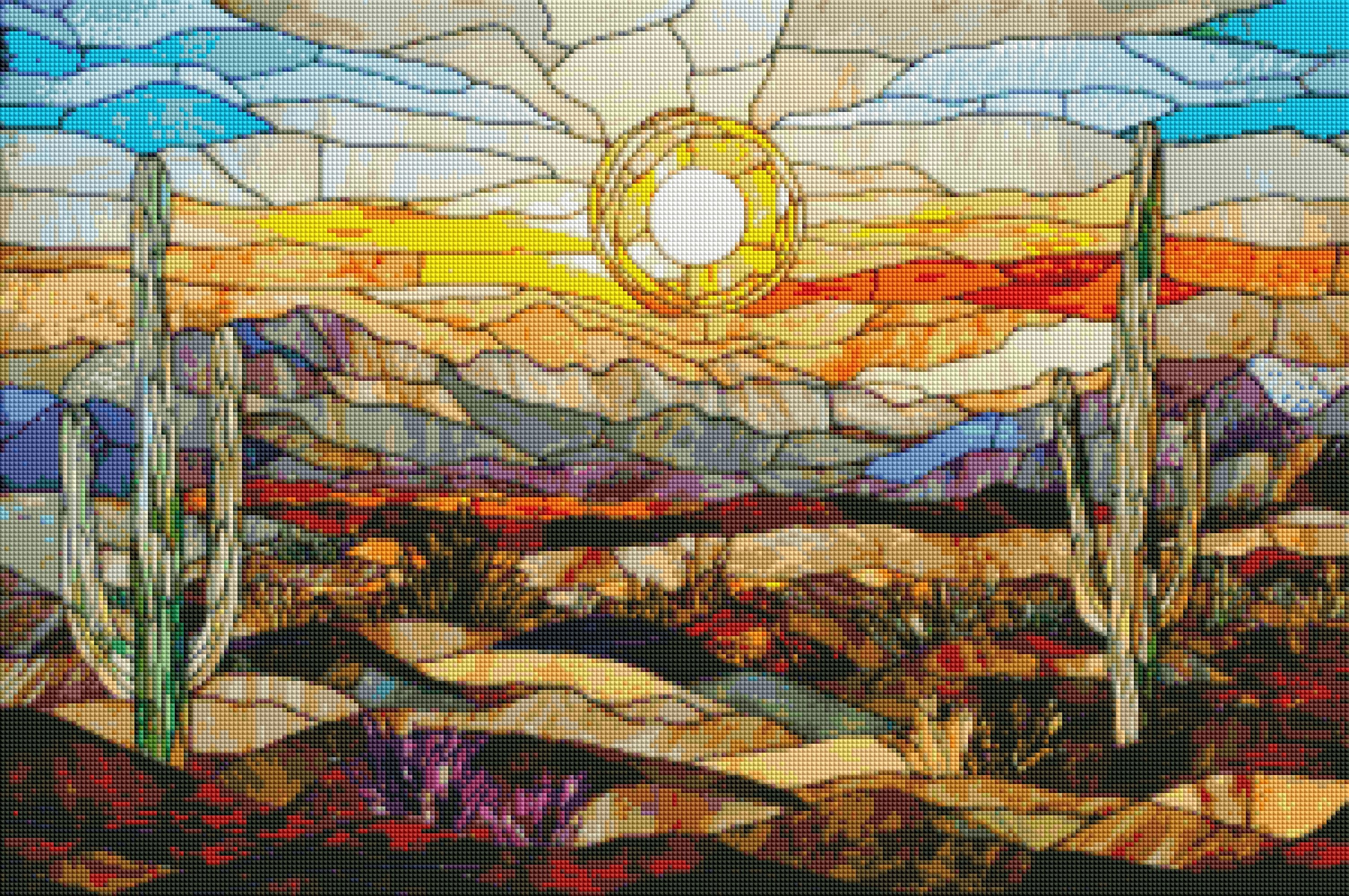 Stained Glass Desert by Ryan James