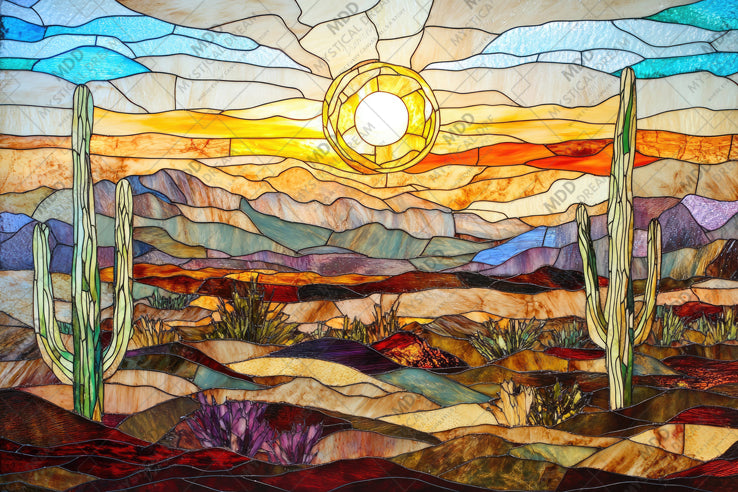 Stained Glass Desert by Ryan James