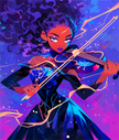 Storm Violinist by CydVenom