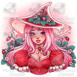 Strawberry Witch by Yaroslava