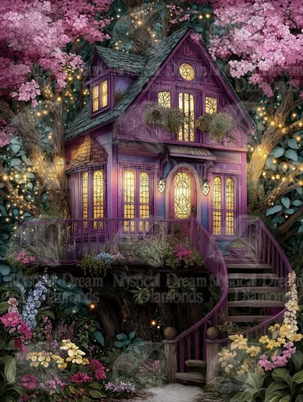 Sugar Plum Treehouse by Cocomarshmallow Art