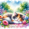 Summer Slumber by Cocomarshmallow Art