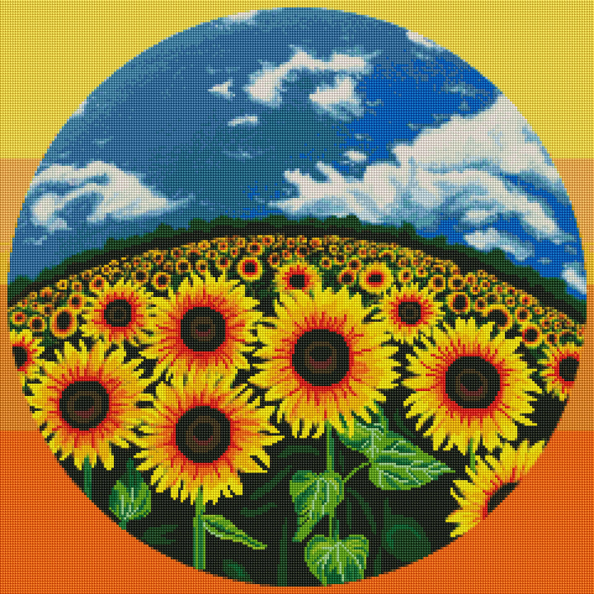 Sunflower Daydreams by Becca Tindol (Hand Rendered)