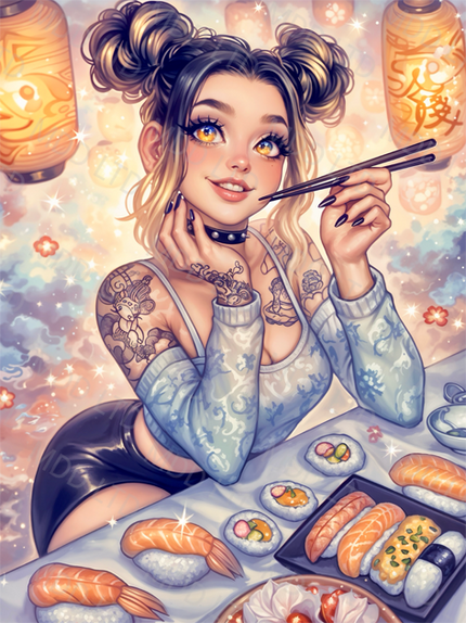 Sushi Party by Miss Ai. Princess