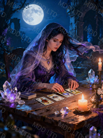 Tarot Reader by Rowan Lewgalon Ai Art