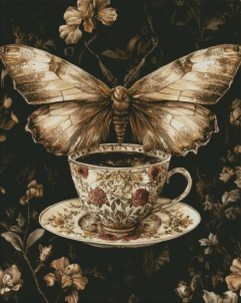 Tea Stained Moth by Rowan