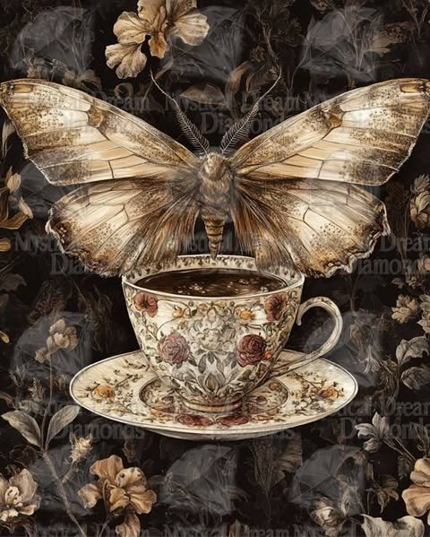 Tea Stained Moth by Rowan