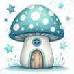 Teal Hideaway by Cocomarshmallow Art