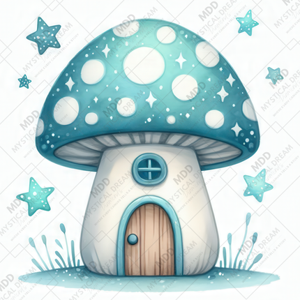 Teal Hideaway by Cocomarshmallow Art