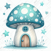 Teal Hideaway by Cocomarshmallow Art