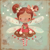 The Gingerbread Holly Fairy by Sakura