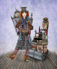 The Mad Hatter Goes to a Magical School by Cheryl Baker (Hand Rendered)