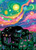 The Cosmic Companion by Sara Szewczyk (Hand Rendered)