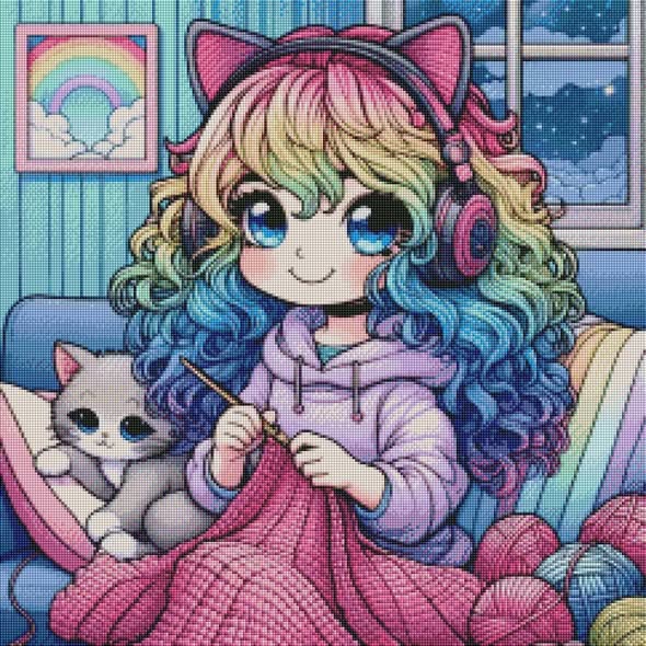 The Crocheter by Cocomarshmallow Art