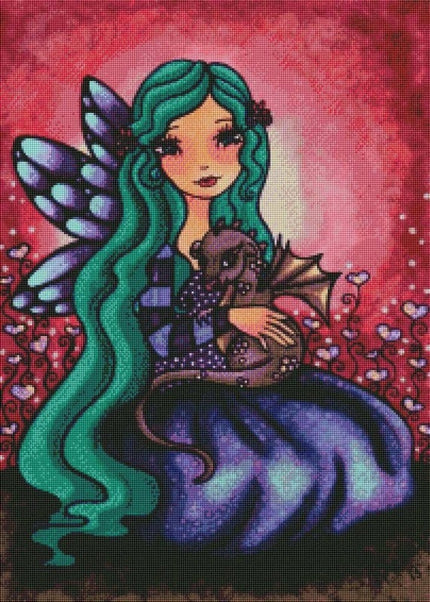 The Fairy and Her Dragon by Regan Kubecek