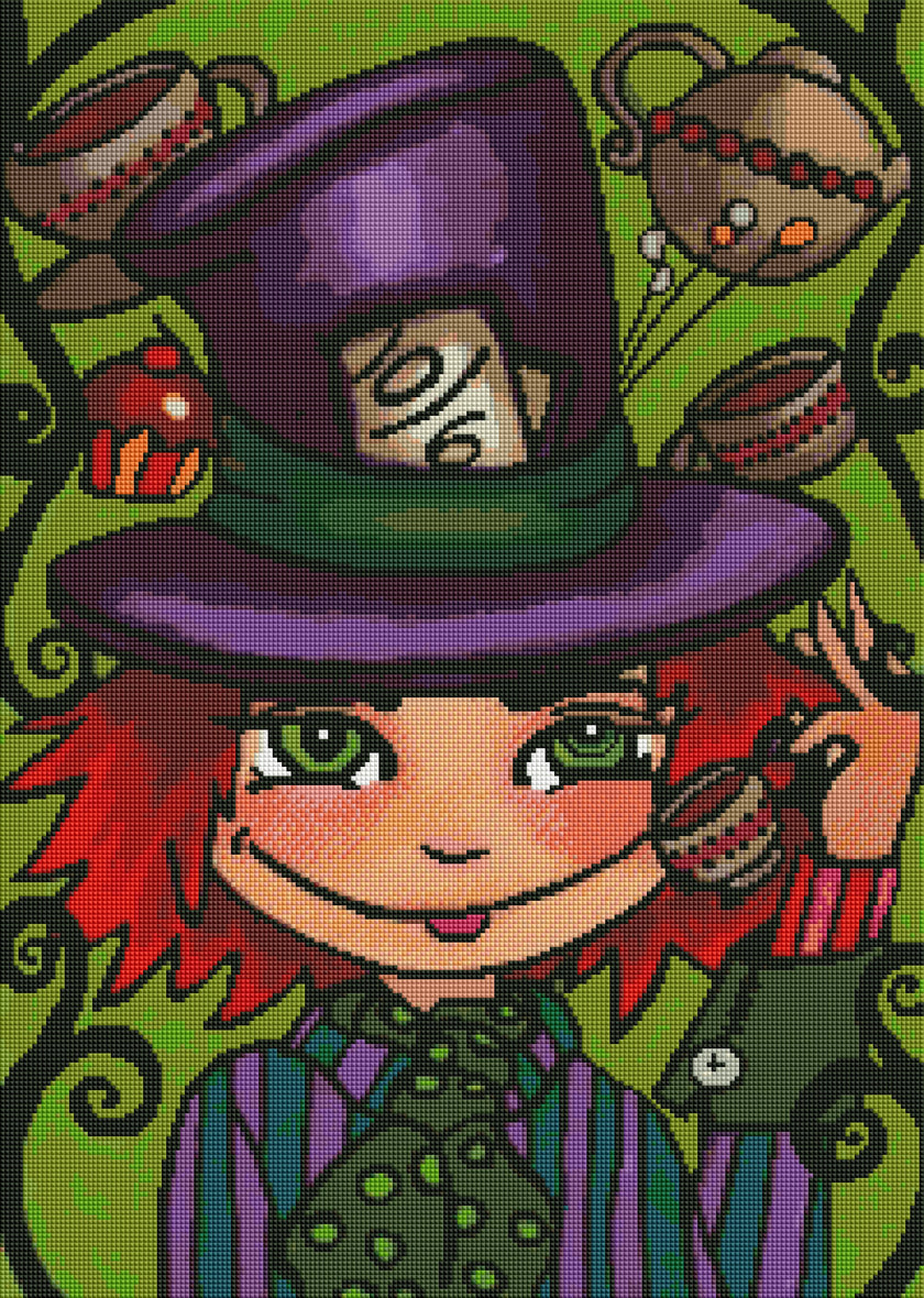 The Mad Hatter by Regan Kubecek (Hand-Rendered)