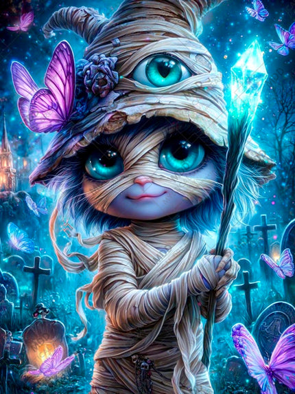 The Mummy Mage by Sandrietta diamond painting kit