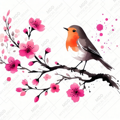 The Robin by Cocomarshmallow Art