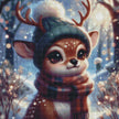 The Scarf of Small Courage by Rowan Lewgalon Ai Art