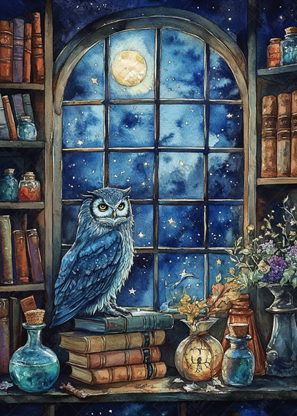 The Scholar’s Owl by Sakura