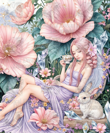 The Secret Garden's Embrace by Laura Peres