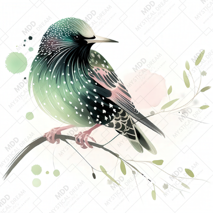The Starling by Cocomarshmallow Art