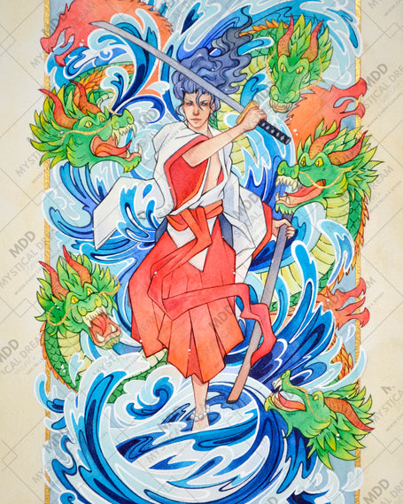 The Storm God by Karen Yumi Lusted (Hand Rendered)