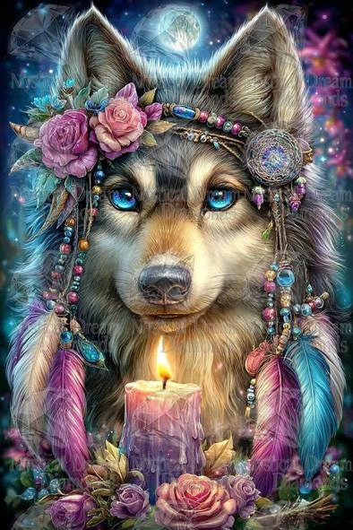 The Wolf Shaman by Sandrietta