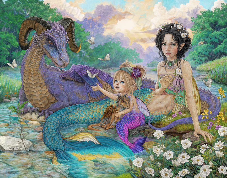 Timeless Devotion by Cheryl Baker (Hand Rendered)