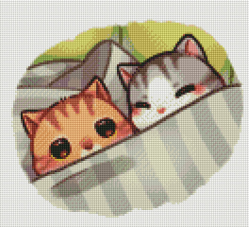 Tiny Treasures: Cozy Kitties by Riacchie Illustrations