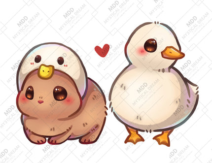 Tiny Treasures: Just Ducky by Riacchie Illustrations