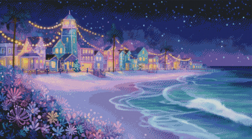 Tropical Christmas by Cocomarshmallow Art