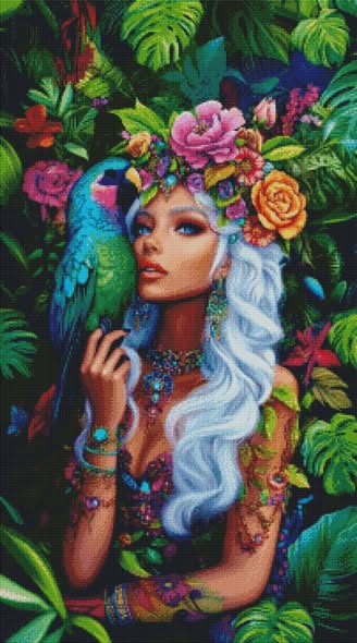Tropical Enchantress by Sandrietta