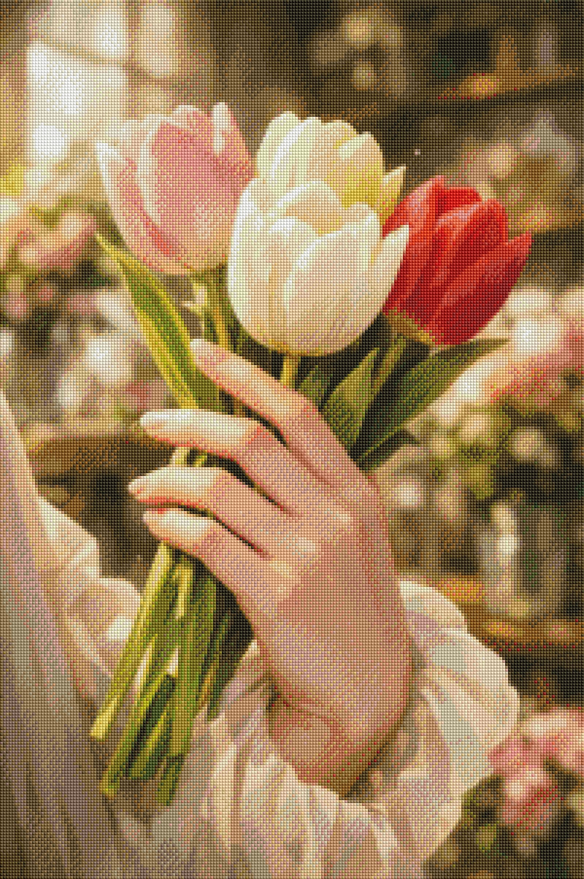 Tulips by Rowan Lewgalon Ai Art