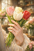 Tulips by Rowan Lewgalon Ai Art