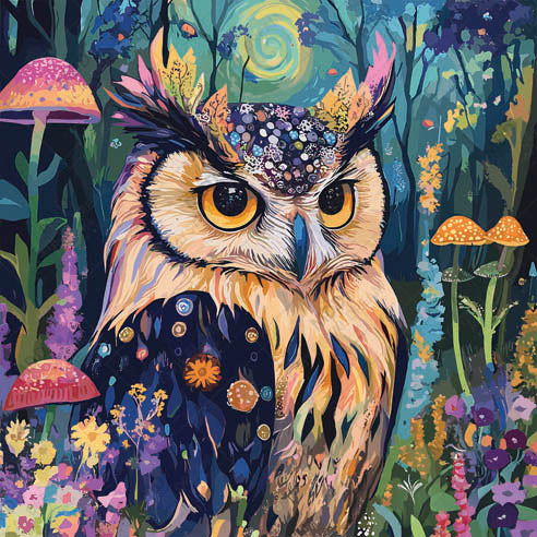 Twizzlebeak WhoooWinkle by Kimberly McGuiness