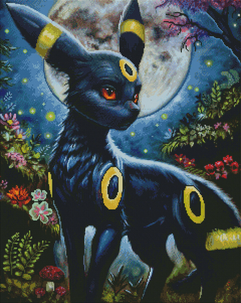 Umbreon by Zack Dunn (Hand Rendered)