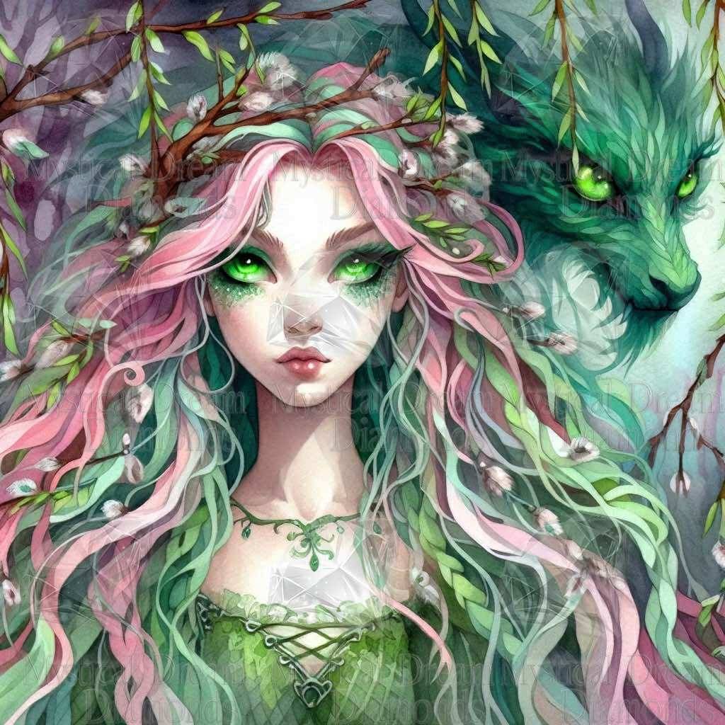 Willow and Her Dragon by Cocomarshmallow Art