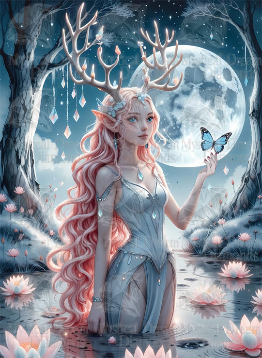 Winter Fae's Greeting by Laura Peres