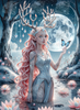 Winter Fae's Greeting by Laura Peres